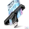 Kép 1/5 - Axagon CRE-SMPA USB Smart card PocketReader okos kártyaolvasó