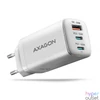 Kép 2/16 - AXAGON ACU-DPQ65W 3x port (USB + dual USB-C), PD3.0/QC4+/PPS/Apple 65W fehér GaN töltő