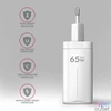 Kép 8/16 - AXAGON ACU-DPQ65W 3x port (USB + dual USB-C), PD3.0/QC4+/PPS/Apple 65W fehér GaN töltő