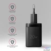Kép 8/16 - AXAGON ACU-PQ20 QC3.0/AFC/FCP + PD type-C 20W fekete töltő
