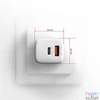 Kép 16/16 - AXAGON ACU-PQ20W QC3.0/AFC/FCP + PD type-C 20W fehér töltő