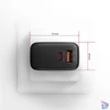 Kép 12/16 - AXAGON ACU-PQ45 QC3.0,4.0/AFC/FCP/PPS/Apple + PD type-C 45W fekete töltő