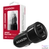 Kép 1/5 - Axagon PWC-5V5 2.4A + 2.4A fekete autós töltő