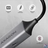 Kép 5/6 - Axagon ADE-TXPD Kompakt alumínium USB-C 3.2 Gen1 Gigabit Ethernet 10/100/1000Mbit adapter