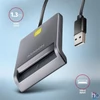 Kép 3/4 - Axagon CRE-SM3T Kompakt asztali USB-A okos kapcsolat Smart / ID kártya olvasó