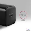 Kép 2/7 - Axagon ACU-PD30 30W PD 3.0 QC Type-C fekete hálózati töltő