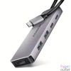 Kép 1/6 - Axagon HMC-5H60 5Gbps 5in1 szürke Type-C hub