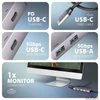 Kép 3/6 - Axagon HMC-5H60 5Gbps 5in1 szürke Type-C hub