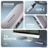 Kép 3/7 - Axagon HMC-6G2L 10Gbps 6in1 szürke Type-C hub