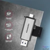 Kép 3/9 - Axagon CRE-SAC USB 3.2 Type-A és Type-C SD/microSD kártyaolvasó