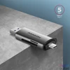 Kép 5/9 - Axagon CRE-SAC USB 3.2 Type-A és Type-C SD/microSD kártyaolvasó