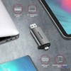 Kép 7/9 - Axagon CRE-SAC USB 3.2 Type-A és Type-C SD/microSD kártyaolvasó