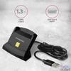 Kép 1/9 - Axagon CRE-SM2 USB 2.0 Smart / ID / SD / MicroSD / SIM kártyaolvasó