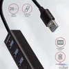 Kép 5/5 - Axagon HMA-CR3A 3 portos USB3.2. Gen 2 fekete HUB kártyaolvasóval