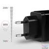 Kép 4/5 - Axagon ACU-QS24 QC3.0 + 5V-1.2A fekete fali töltő