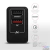 Kép 5/5 - Axagon ACU-QS24 QC3.0 + 5V-1.2A fekete fali töltő