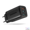 Kép 1/7 - Axagon ACU-DPQ65 GaN USB-A + 2xUSB-C PD3.0/QC4+/PPS/Apple 65W hálózati töltő