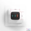 Kép 7/7 - Axagon ACU-DPQ65 GaN USB-A + 2xUSB-C PD3.0/QC4+/PPS/Apple 65W hálózati töltő