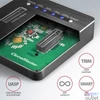 Kép 3/8 - Axagon ADSA-M2C USB-C 3.2 M.2 fekete dual dokkoló állomás