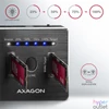 Kép 7/8 - Axagon ADSA-M2C USB-C 3.2 M.2 fekete dual dokkoló állomás