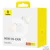 Kép 5/5 - Baseus Bowie WM02 True Wireless Bluetooth fehér fülhallgató