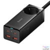 Kép 1/4 - Baseus PSZM000401 GaN3 Pro 100W 2xUSB/2xUSB C/AC fekete töltő