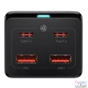 Kép 3/4 - Baseus PSZM000401 GaN3 Pro 100W 2xUSB/2xUSB C/AC fekete töltő
