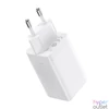 Kép 3/4 - Baseus CCGP120202 GaN5 Pro 65W 2xUSB C/USB fehér töltő