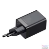 Kép 1/3 - Baseus CCSUPP-E01 Super Si Pro 30W USB/USB C fekete gyorstöltő