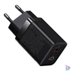 Kép 3/3 - Baseus CCSUPP-E01 Super Si Pro 30W USB/USB C fekete gyorstöltő