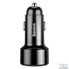 Kép 2/7 - Baseus Magic Series 45W dupla QC USB digitális kijelzős fekete autós töltő