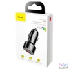 Kép 1/5 - Baseus Magic Series 45W Type-C USB/QC USB digitális kijelzős fekete autós töltő