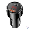 Kép 4/5 - Baseus Magic Series 45W Type-C USB/QC USB digitális kijelzős fekete autós töltő