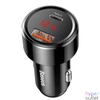 Kép 4/5 - Baseus Magic Series 45W Type-C USB/QC USB digitális kijelzős fekete autós töltő