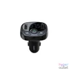 Kép 3/4 - Baseus T típusú Bluetooth FM Transzmitter és 2xUSB autós töltő Fekete CCMT000001