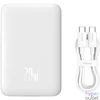 Kép 1/5 - Baseus P10059001223-00 Mini Air 10000mAh 20W mágneses fehér power bank