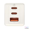 Kép 3/8 - Baseus P10110812227-Z1 GaN5 65W fehér hálózati adapter 1m USB Type-C kábellel