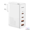Kép 1/7 - Baseus CCGAN2P-L02 GaN2 Pro 100W 2xUSB/2xType-C 100W fehér hálózati töltő