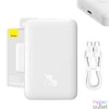 Kép 1/11 - Baseus PPCX070002 Magnetic Mini 10000mAh fehér powerbank