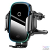 Kép 5/9 - Baseus Car Mount 4,7-6,5" vezeték nélküli műszerfalra és szellőzőrácsba rögzíthető fekete autós Qi töltő és telefontartó