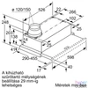 Kép 14/15 - Bosch DFL064W53 ezüst, beépíthető, kihúzható, méret:59,8 cm, zajszint:67 dB, páraelszívó