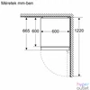 Kép 6/9 - Bosch KGN392LDF inox, alulfagyasztós, Hűtő:260L, Fagyasztó:103L, Total No frost hűtőszekrény