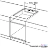 Kép 3/11 - Bosch PUE64KBB5E fekete, beépíthető, indukciós, főzőzóna: 4, beépíthető méret: 56cm, főzőlap