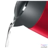 Kép 5/9 - Bosch TWK3P424 DesignLine 1,7L-es piros-fekete vízforraló