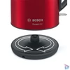 Kép 8/9 - Bosch TWK3P424 DesignLine 1,7L-es piros-fekete vízforraló