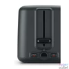 Kép 5/8 - Bosch TAT3P424 DesignLine piros-fekete 2 szeletes kenyérpirító