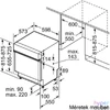 Kép 5/6 - Bosch SMI4HTS00E fehér, programok száma: 6, beépíthető, 13 terítékes mosogatógép  (Használt - B)