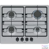 Kép 2/4 - Bosch PGP6B5K60 inox, beépíthető, gáz, főzőzóna:4, beépíthető méret: 58,2cm, főzőlap