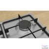 Kép 4/4 - Bosch PGP6B5K60 inox, beépíthető, gáz, főzőzóna:4, beépíthető méret: 58,2cm, főzőlap