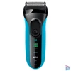 Kép 1/4 - Braun 3-3040 Wet&Dry kék-fekete akkumulátoros férfi borotva